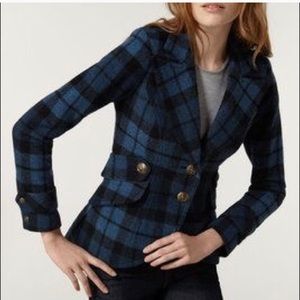 Smythe jacket -plaid blue, hunting style